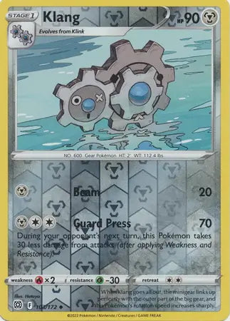 Brilliant Stars Klang #103/172 reverse holo